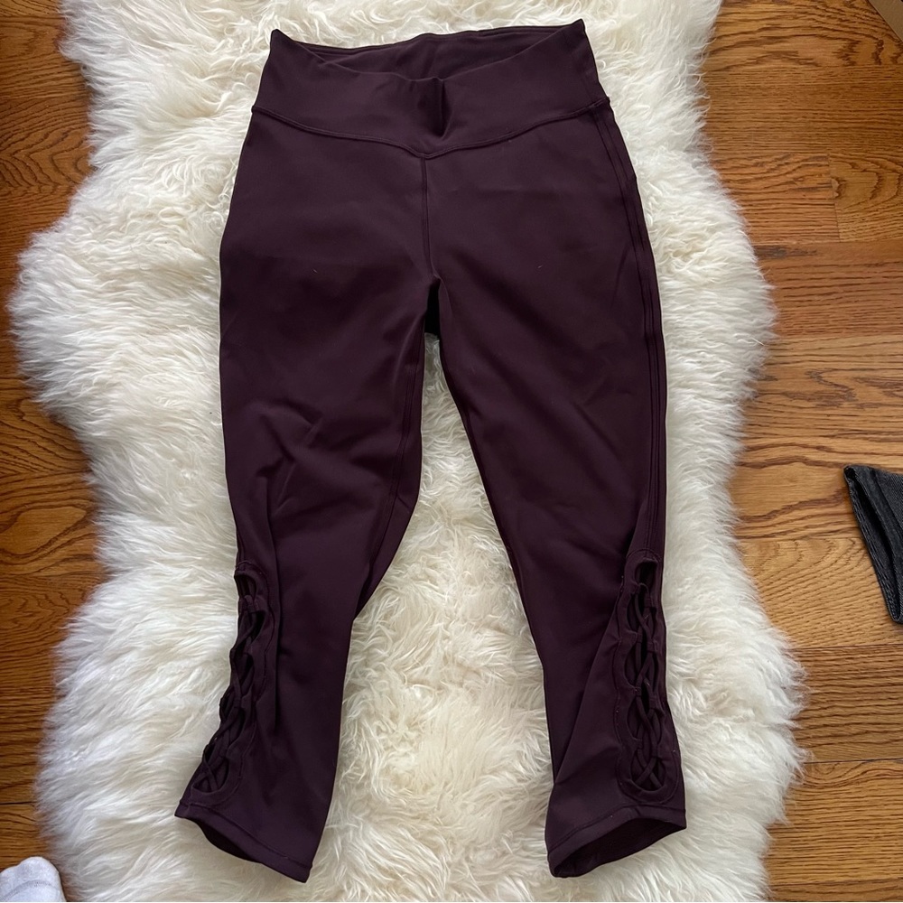 Lululemon Maroon Leggings